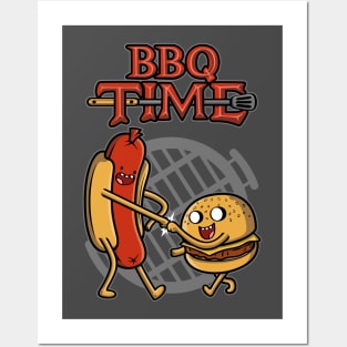 BBQ Time v2 Posters and Art